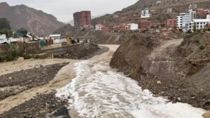 Incremento del caudal de ríos en La Paz por lluvias intensas