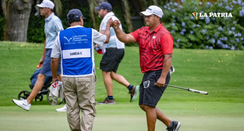 Buena participación de Flavio Sameja en el torneo internacional de golf