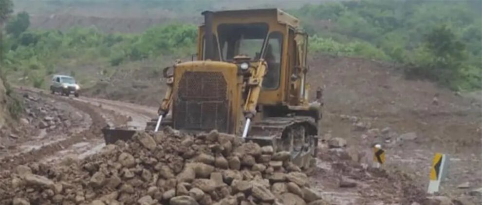 Lluvias afectan carreteras en Bolivia