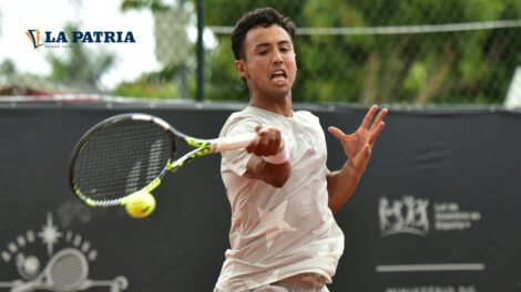 Hugo Dellien en el Itajaí Open de Tenis en Brasil