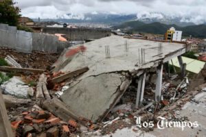 Deslizamientos en Cochabamba afectan a más de 80 familias