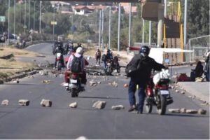 Imagen de referencia sobre el proyecto de ley antibloqueos en Bolivia