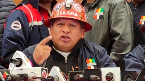 plan económico de los mineros presentado por Andrés Paye