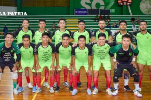Integrantes del seleccionado boliviano de futsal