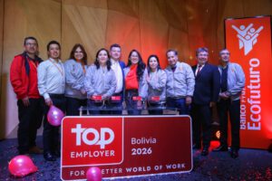 Banco Ecofuturo reconocido como uno de los mejores empleadores en Bolivia