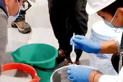Decomiso de mercurio en Tambo Quemado