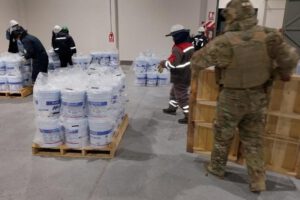 Contrabando de mercurio oculto en pintura acrílica