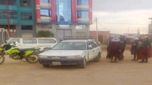 Colisión entre patrullero y vagoneta