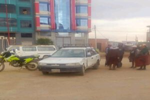 Colisión entre patrullero y vagoneta
