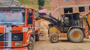Colapso de zanja en Inca Pozo debido a lluvias intensas