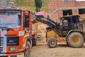 Colapso de zanja en Inca Pozo debido a lluvias intensas