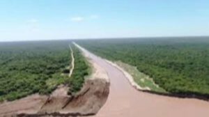 Aumento del caudal del río Pilcomayo