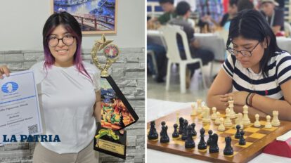 Nicole Mollo destacada ajedrecista boliviana