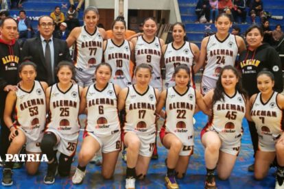 Liga Boliviana de Básquetbol Femenino entre Alemán y CAN