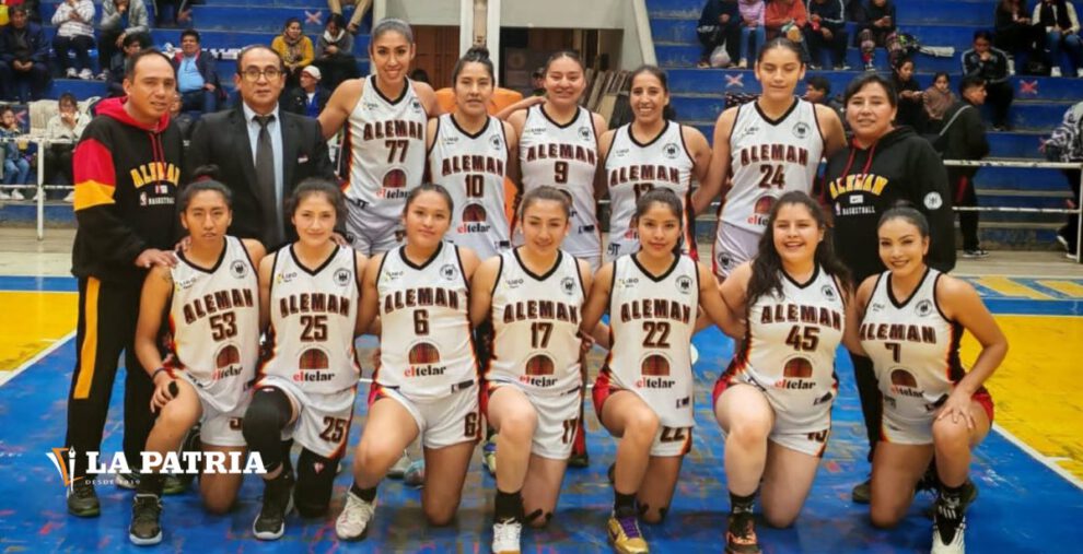 Liga Boliviana de Básquetbol Femenino entre Alemán y CAN
