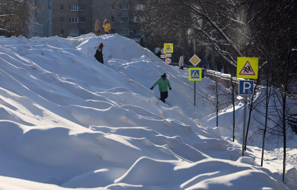 Ola de frío en Rusia