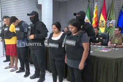 Banda de asaltantes desarticulada en Terminal Bimodal Santa Cruz