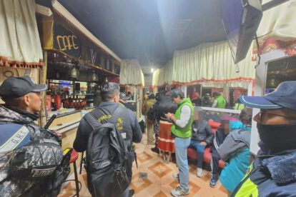 Operativo en La Paz sobre sustancias ilegales