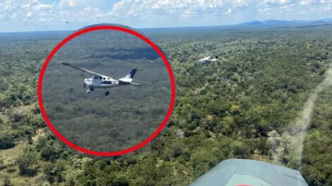 Interceptan avión boliviano en Paraguay