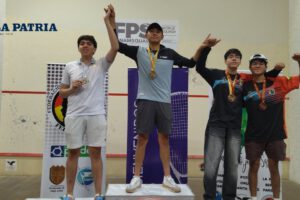 selección boliviana de squash en el Campeonato Sudamericano