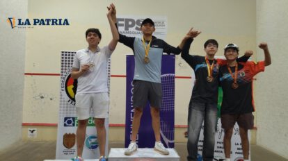 selección boliviana de squash en el Campeonato Sudamericano