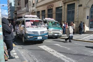 Control digital al trameaje en minibuses de La Paz