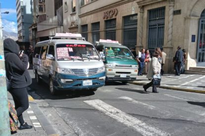 Control digital al trameaje en minibuses de La Paz