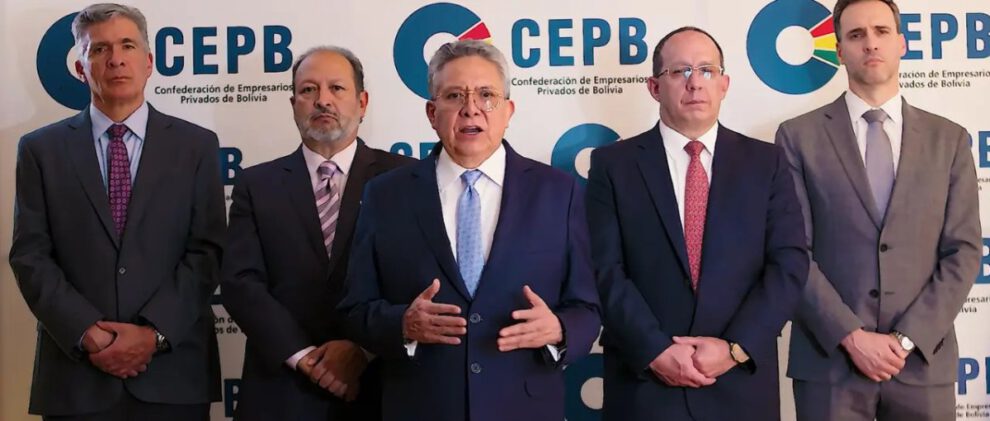 Crisis económica en Bolivia según la CEPB