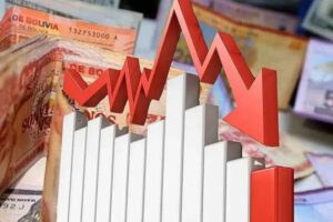 Decrecimiento de la economía boliviana según el INE