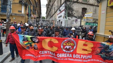 COB critica a Paz por falta de soluciones en crisis de combustibles