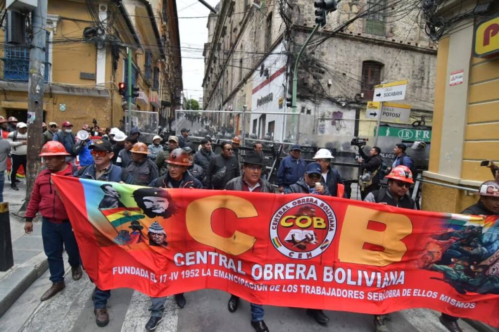COB critica a Paz por falta de soluciones en crisis de combustibles