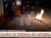 Equipo de prensa fue atacado por desconocidos