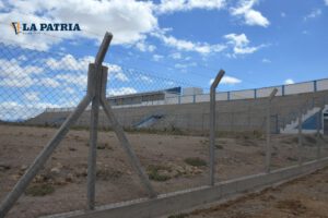 El estadio AFO en contrucción