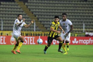 Jugadores durante el partido jugado en Venezuela