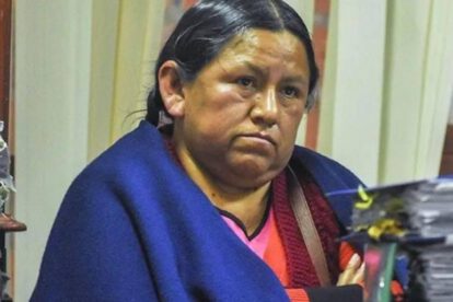 Nemesia Achacollo no se presenta a declarar en la Fiscalía en calidad de sindicada