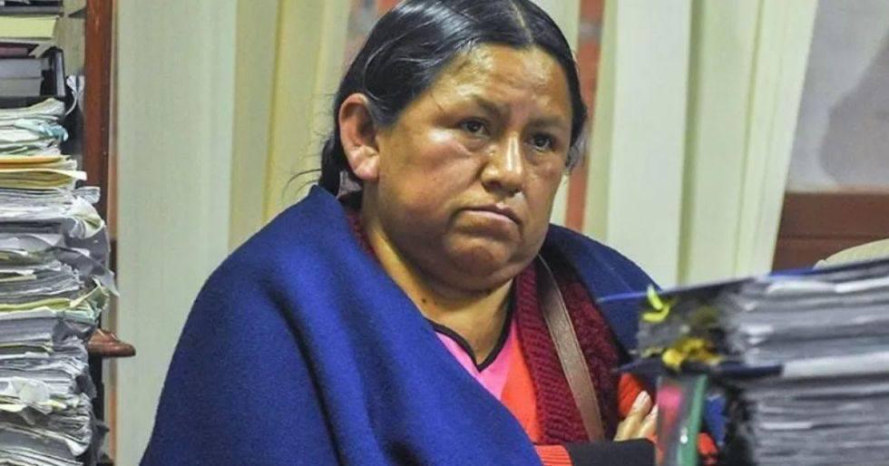 Nemesia Achacollo no se presenta a declarar en la Fiscalía en calidad de sindicada