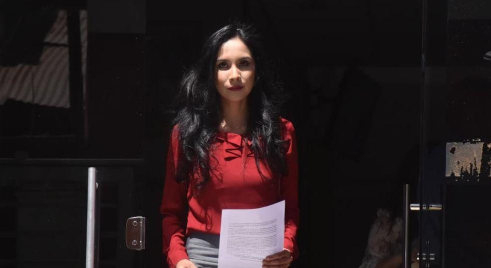 La exfuncionaria Brenda Lafuente