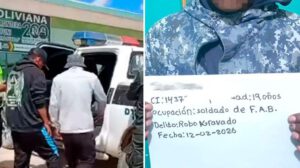 12 integrantes de la Fuerza Aerea fueron dtenidos por robo en el cementerio de trenes Uyuni