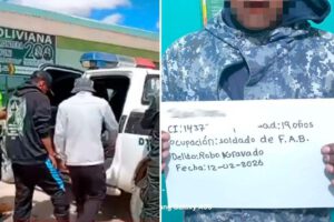 12 integrantes de la Fuerza Aerea fueron dtenidos por robo en el cementerio de trenes Uyuni