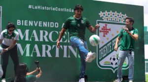 En medio de bastante expectativa Marcelo Martins fue presentado en Oriente Petrolero