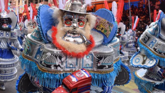 Danzarines de la morenada Mejillones