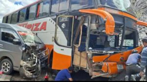 El estado del bus y el minibús