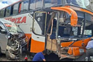 El estado del bus y el minibús