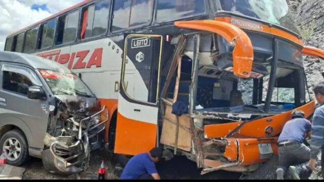 El estado del bus y el minibús