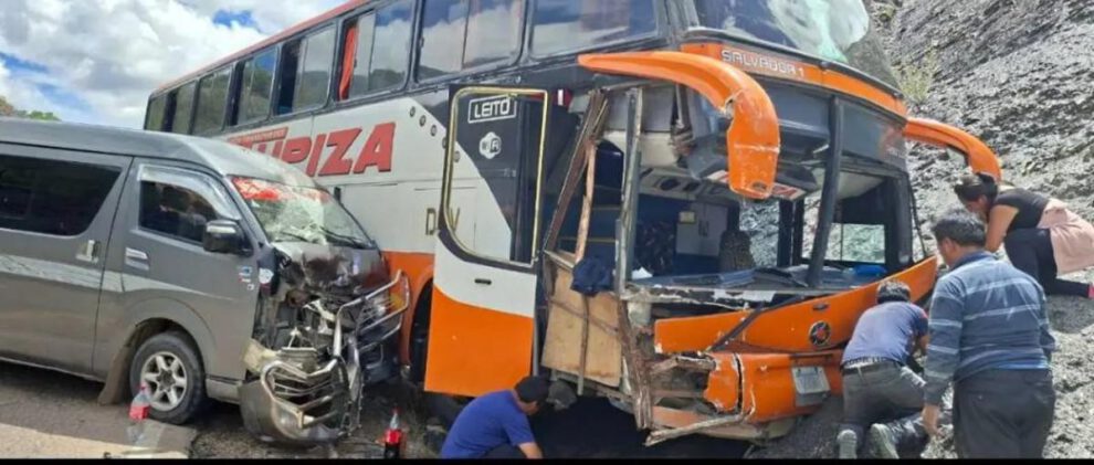 El estado del bus y el minibús