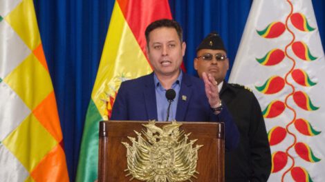 El vicepresidente Edmand Lara Montaño