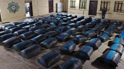 bolsa negras y azules
