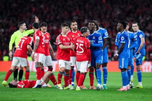 Partido jugado entre Benfica y Real Madrid
