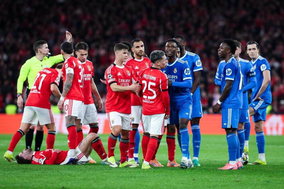 Partido jugado entre Benfica y Real Madrid