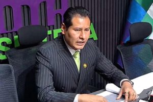 El fiscal departamental de La Paz, Luis Carlos Torrez